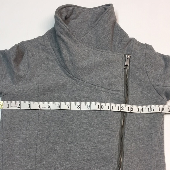 Bench Women’s Light Gray Shawl Collar Zip Up Sweater. Sz S - Picture 11 of 14